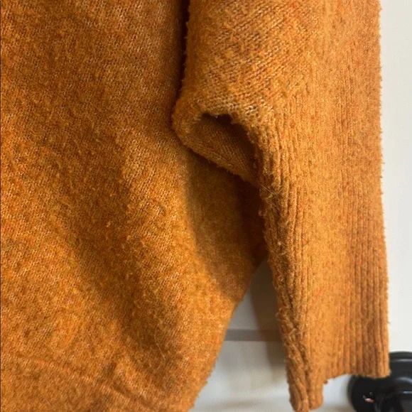 Anthropologie Vibrant Orange Knit Sweater - Picture 3 of 4